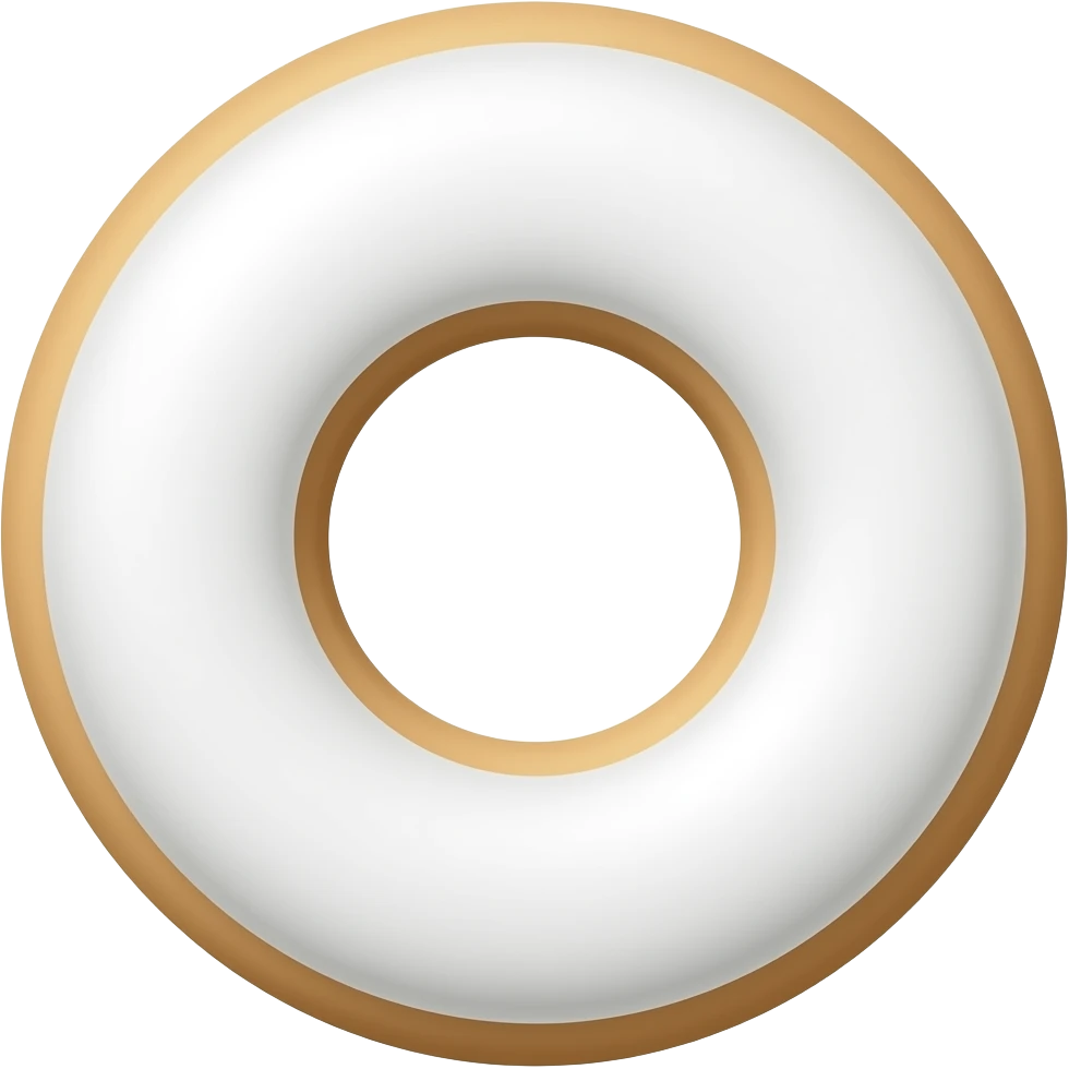 frosted sugar cookie no holes emoji