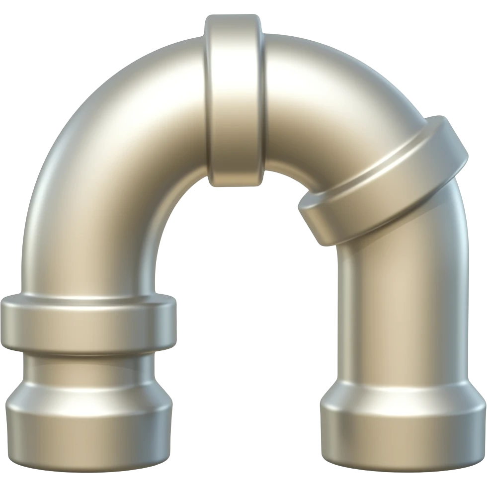 bent pipe emoji