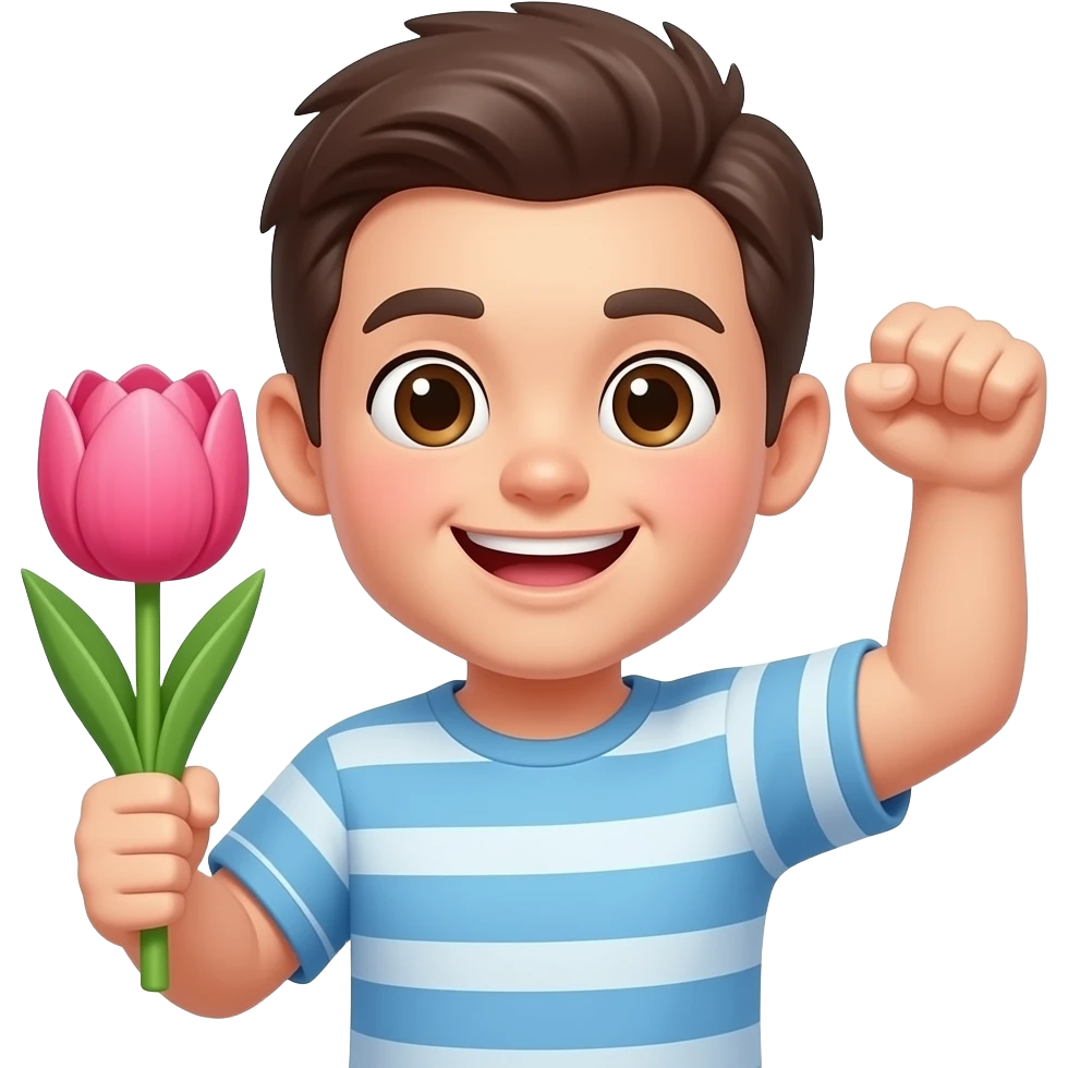 🌷✊😍 emoji