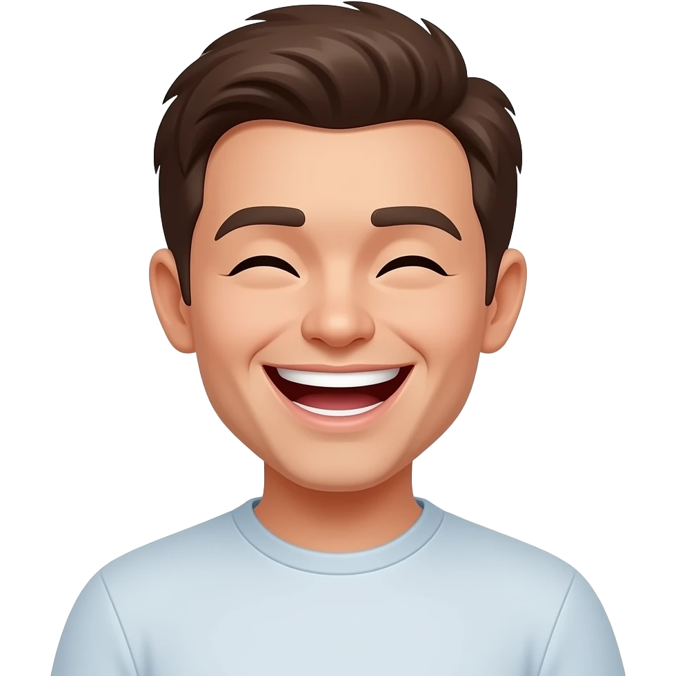 laughing emoji