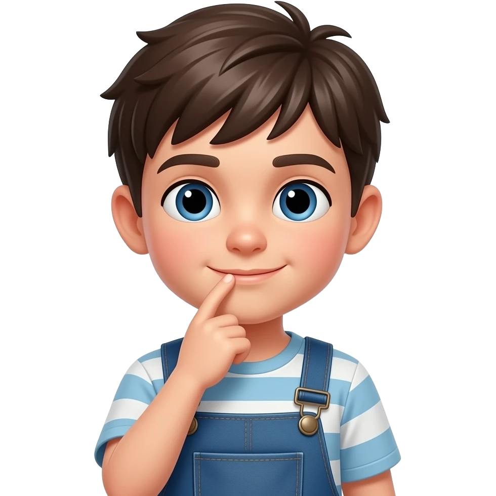 chico pensando emoji