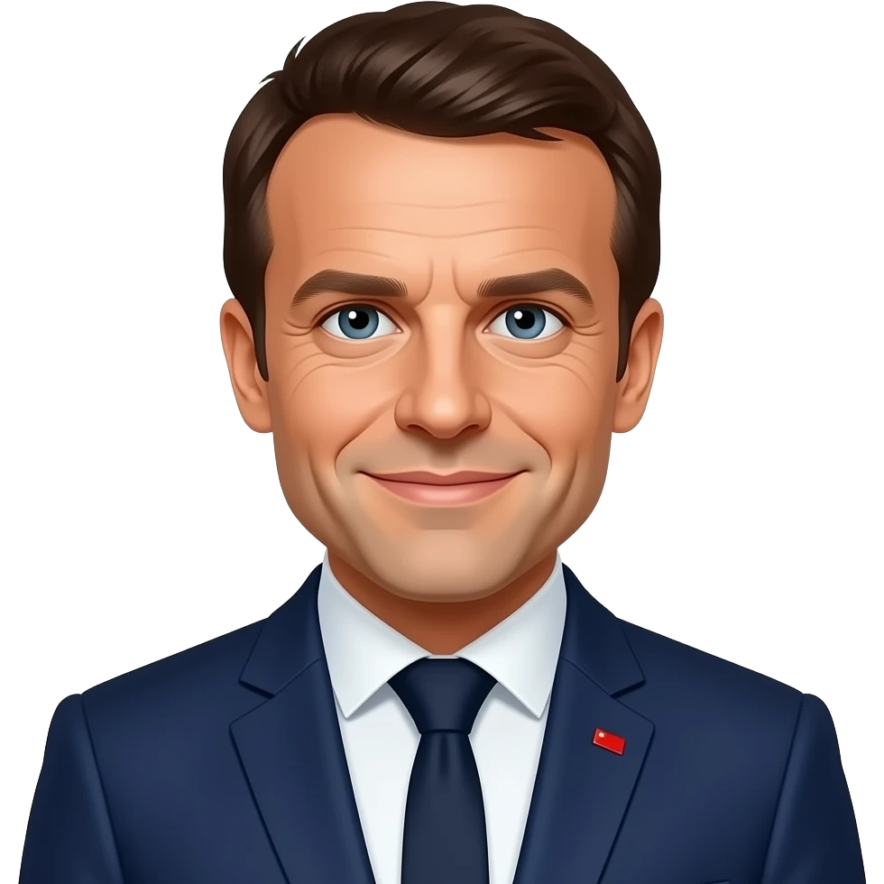 Émanuel macron emoji