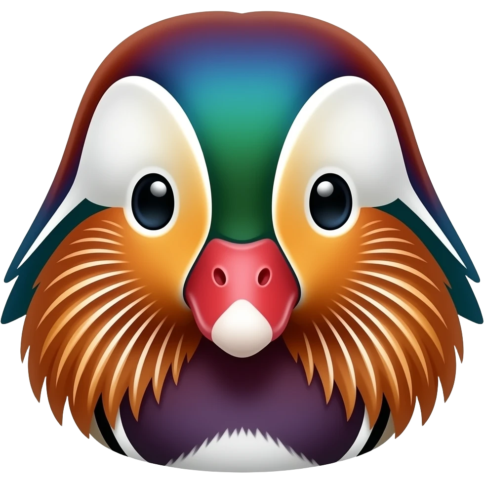 mandarin head emoji