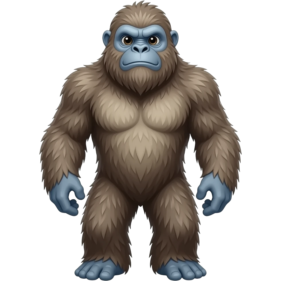 The yeti emoji