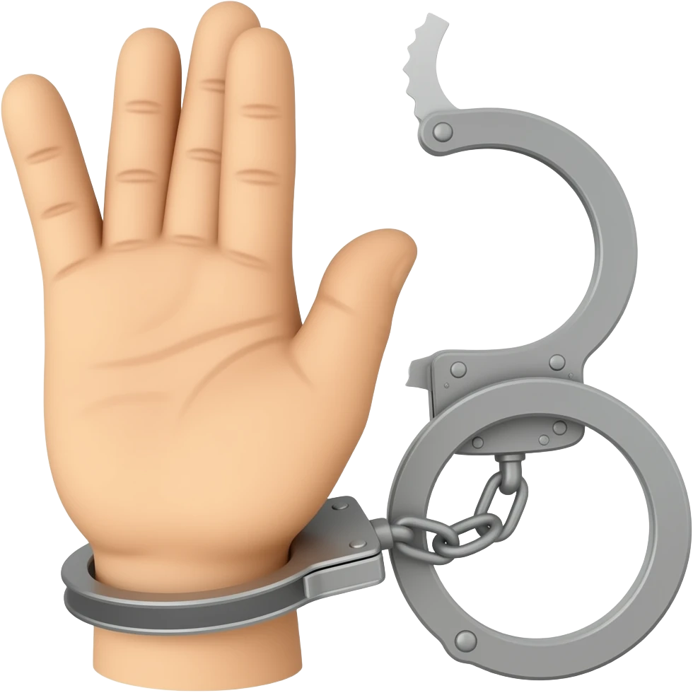 hand cuff emoji