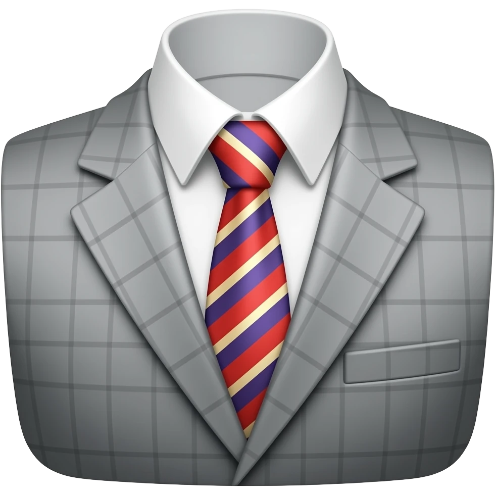 A tie by itself emoji