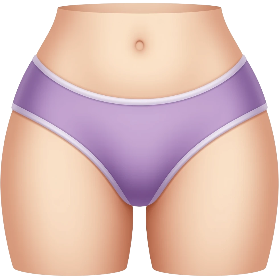 Cute purple thong emoji