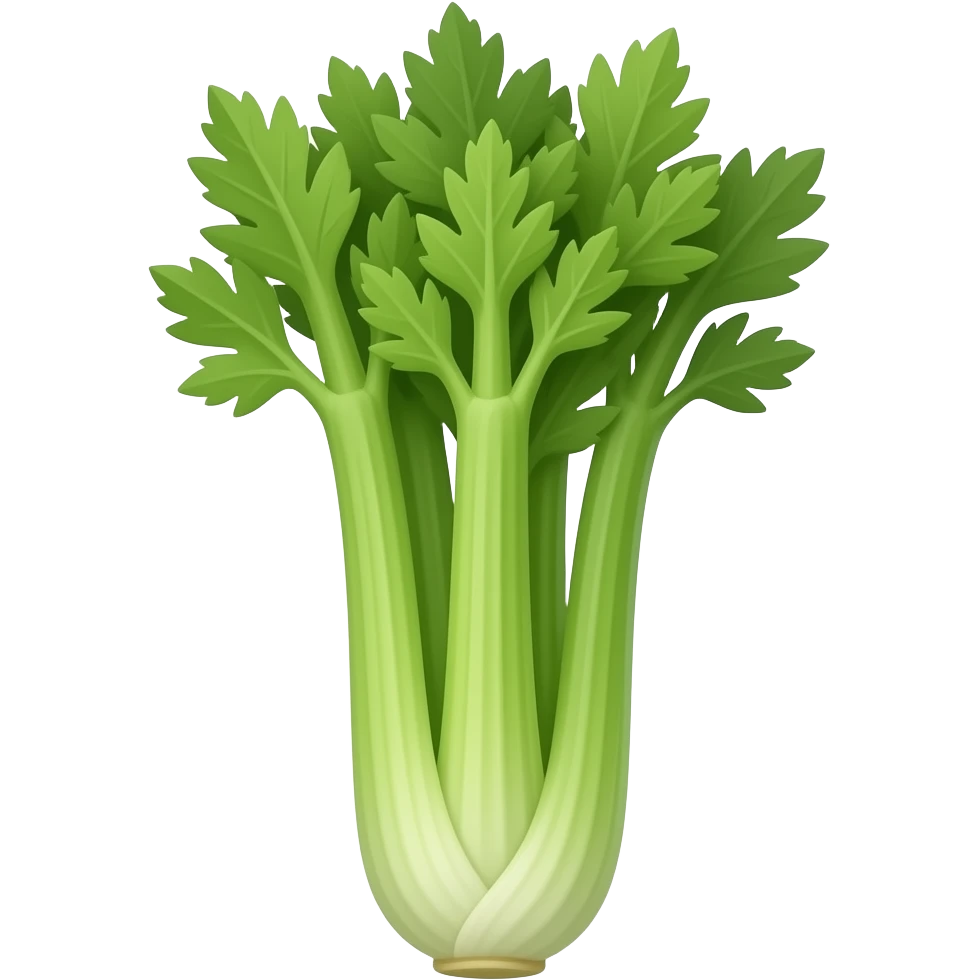 realistic celery emoji