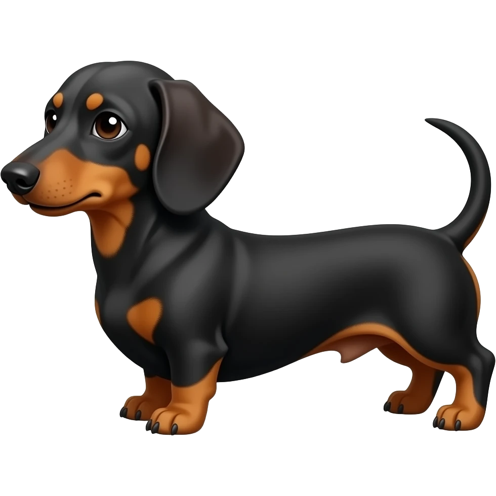 dog dachshund emoji