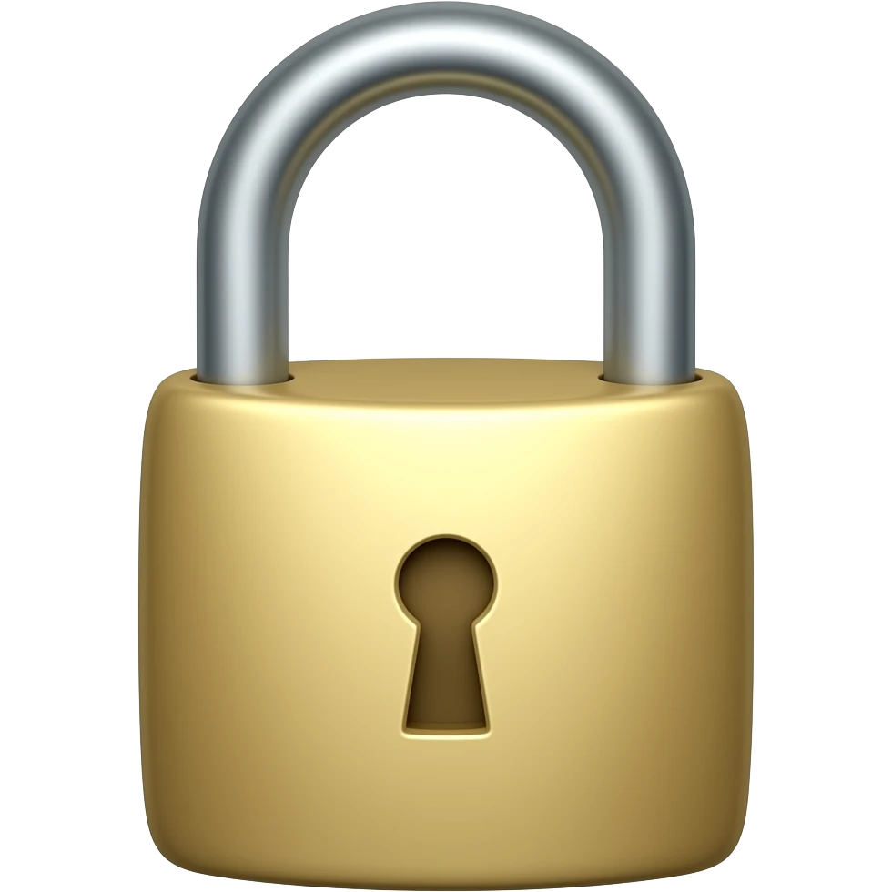 Lock emoji