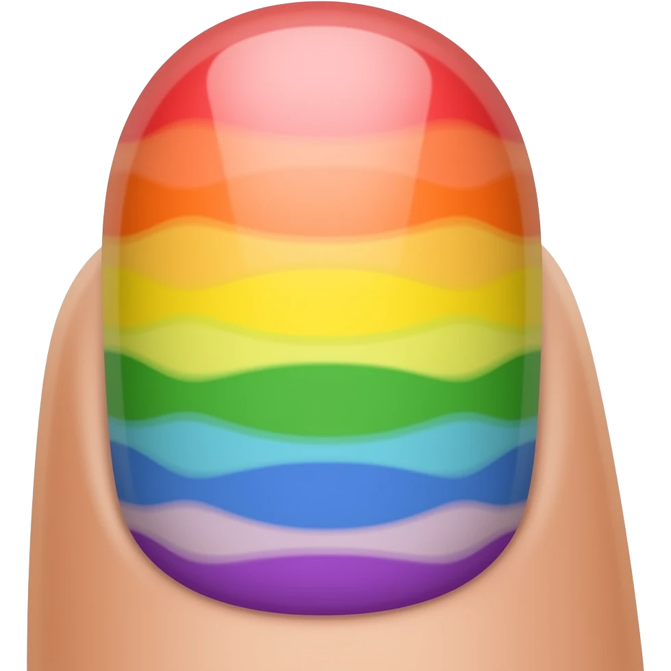 Middle finger 9 colour emoji