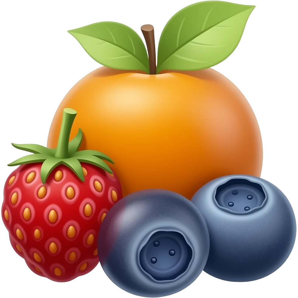 фрукты и ягоды emoji