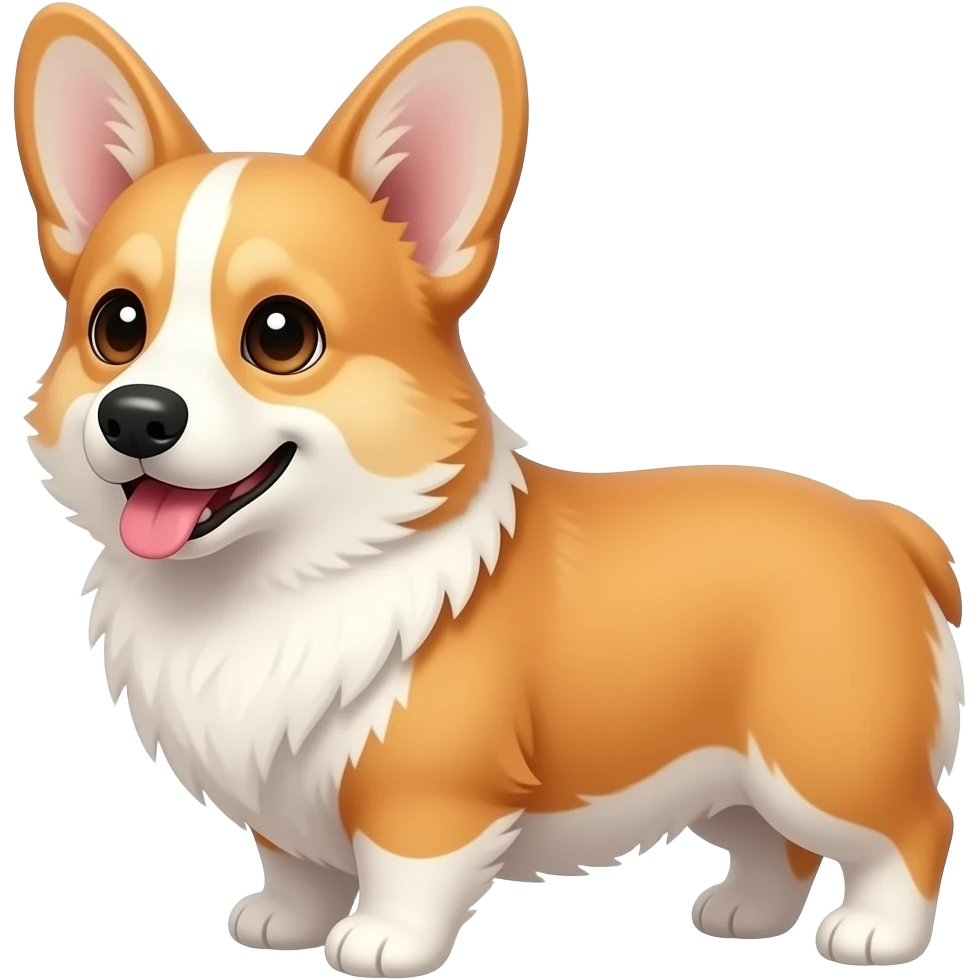 Make a corgi a ghost emoji