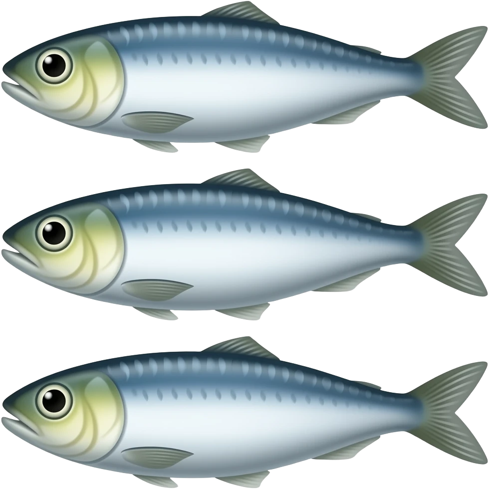 Sardines emoji