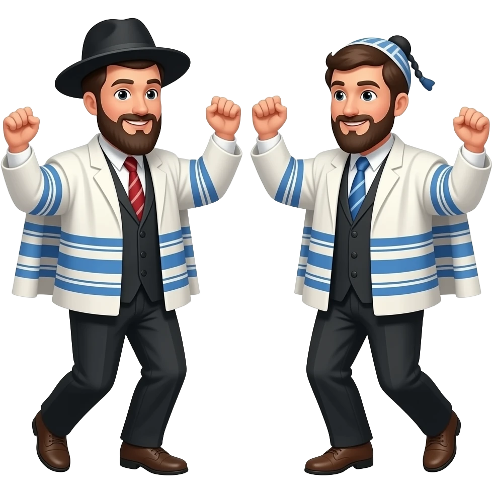Jews dancing emoji
