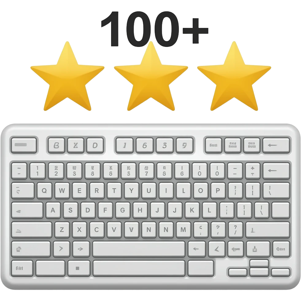 Every keyboard is 100+ emoji