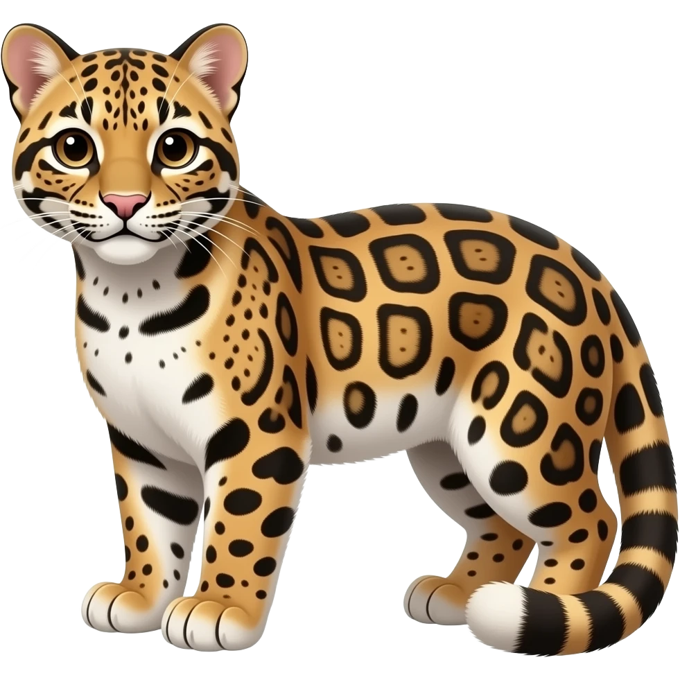 clouded leapord full body emoji