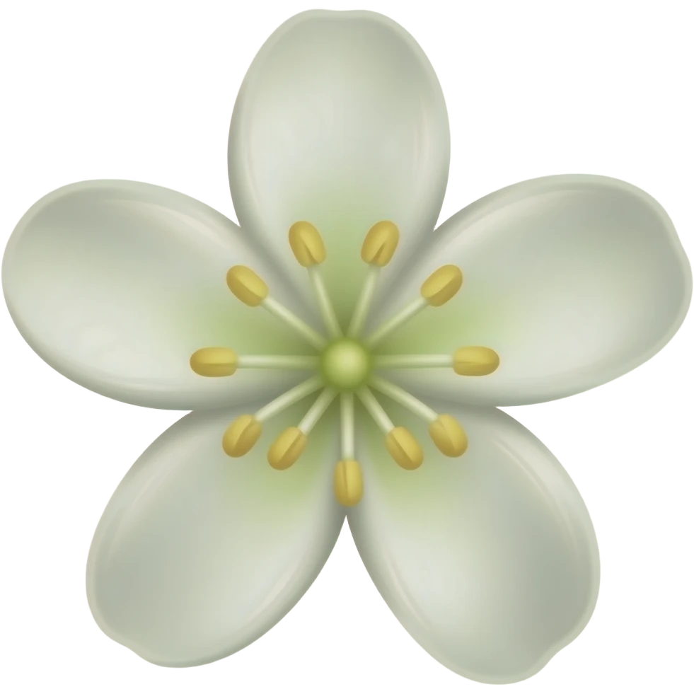 Make me a jasmine flower emoji so i can add to my keyboard emoji