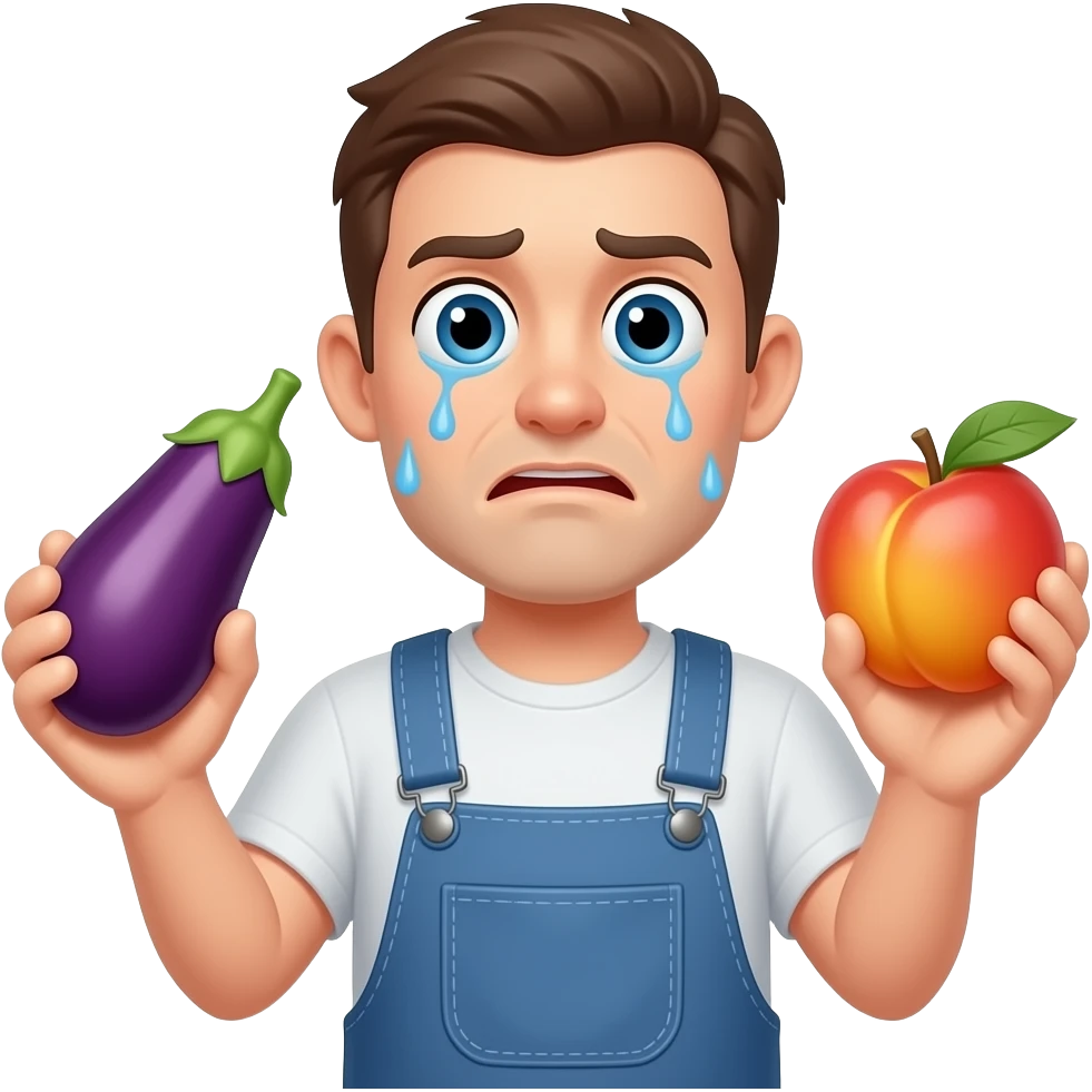 🍆🖕+🍑😰💦 emoji