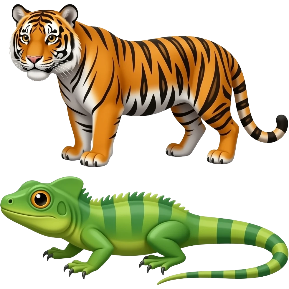 🐆🦎 emoji