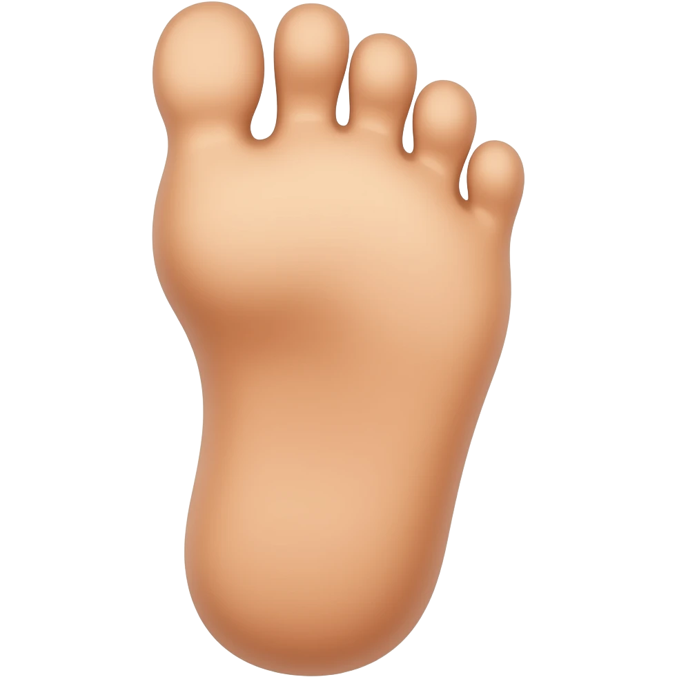 foot emoji