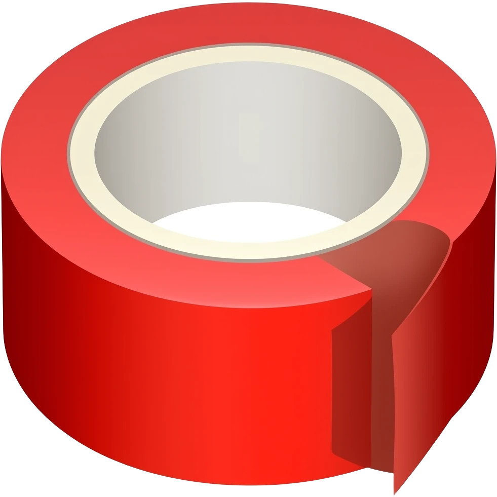 red tape emoji