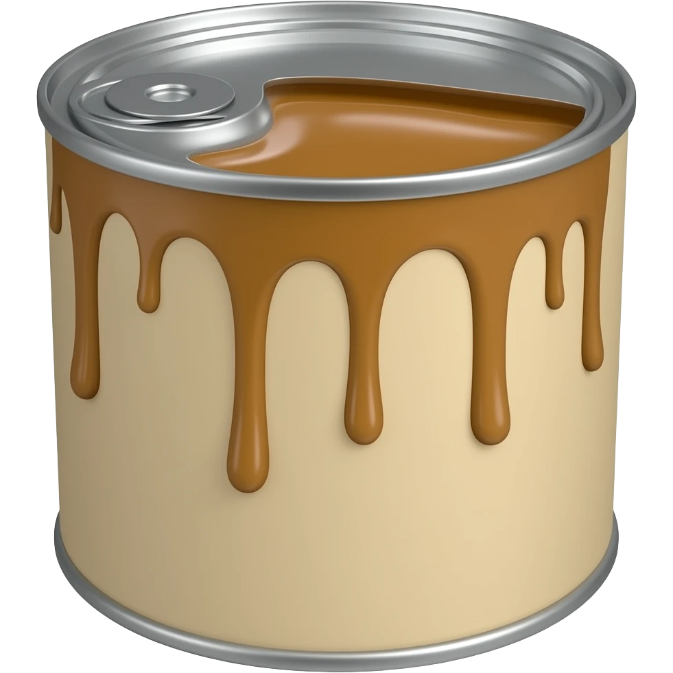 Wood varnish in a can emoji