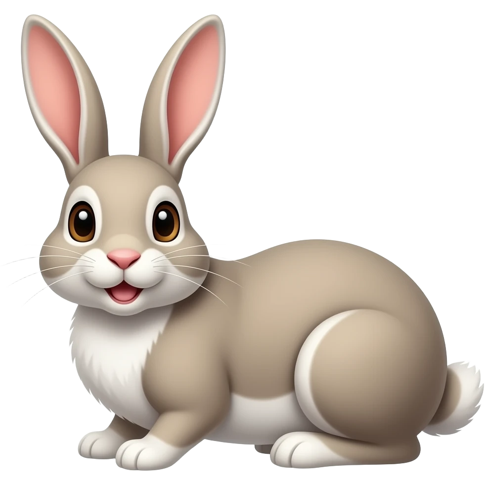 happy rabbit emoji