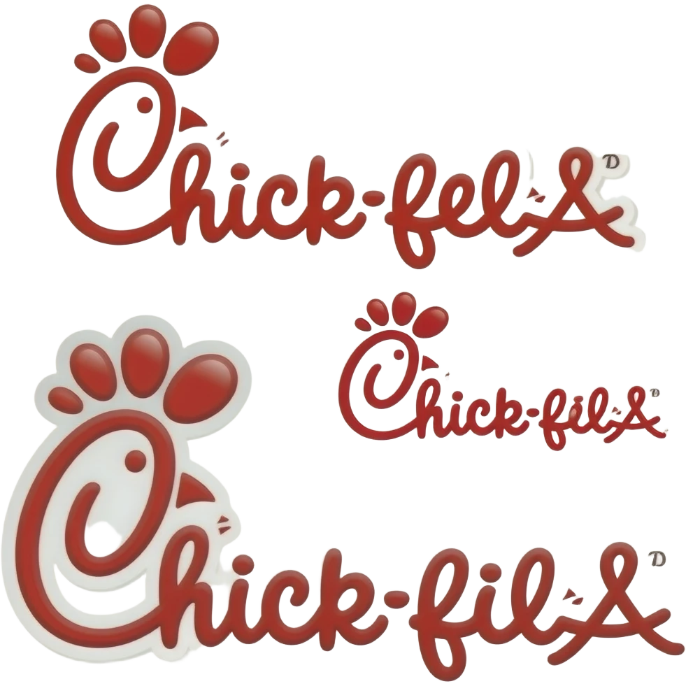 Chick-fil-A logos emoji