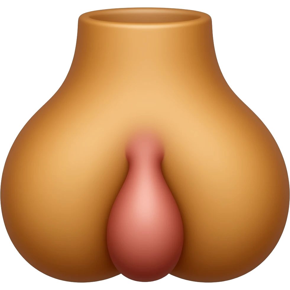 Hot dog buns looking like rectums emoji