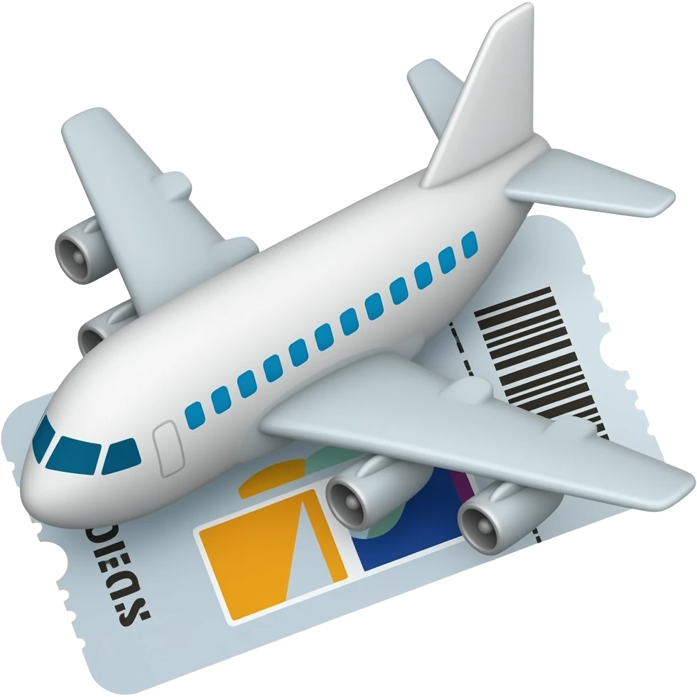 airplane ticket emoji