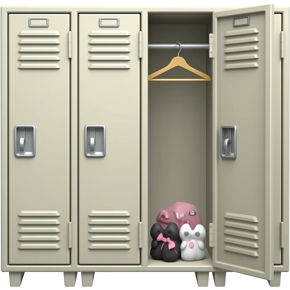 coquette locker emoji