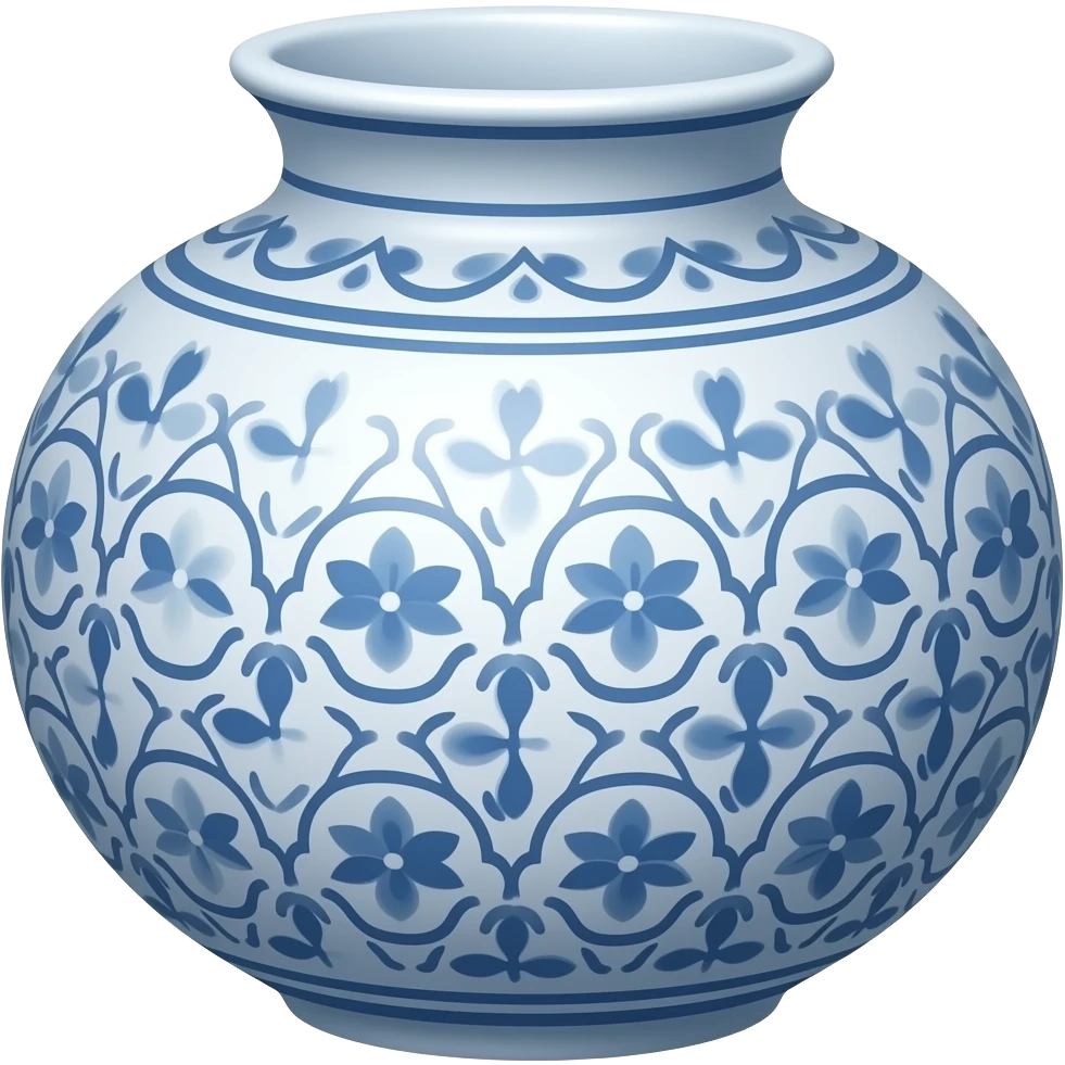 blue and white emoji