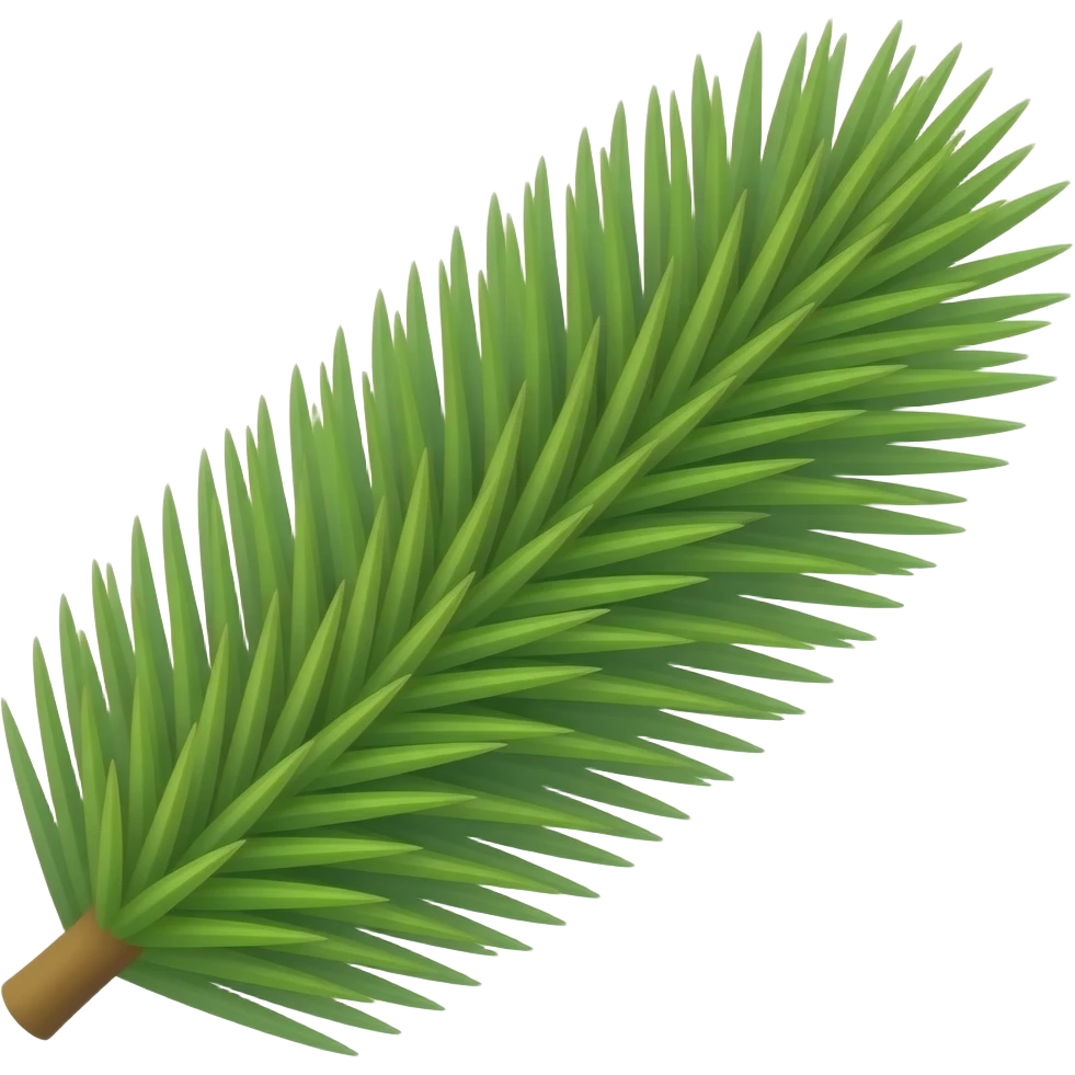 spruce leaf emoji