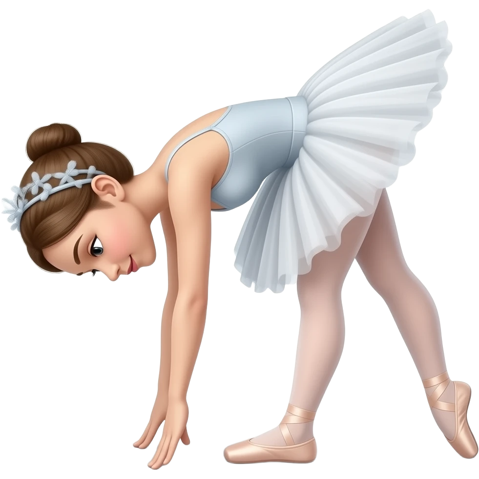 ballerina bowing on stage emoji emoji