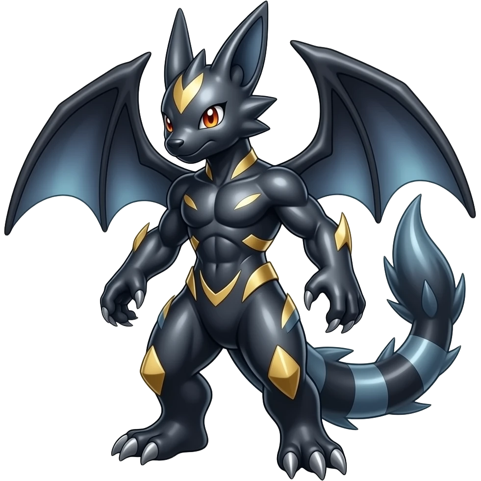 Shiny Dark Dusky Cool Hot Zangoose-Guilmon-Zoroark-Renamon-Fakémon ...