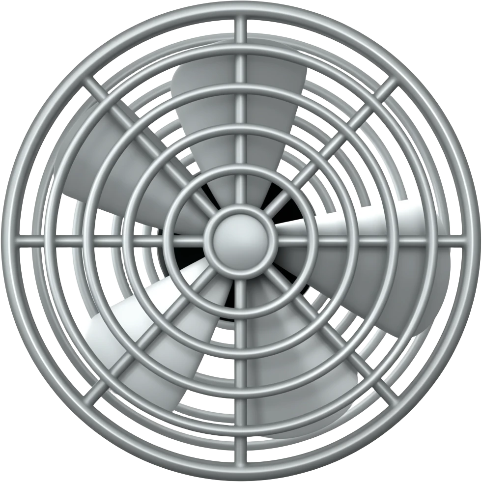 Windmill fan emoji