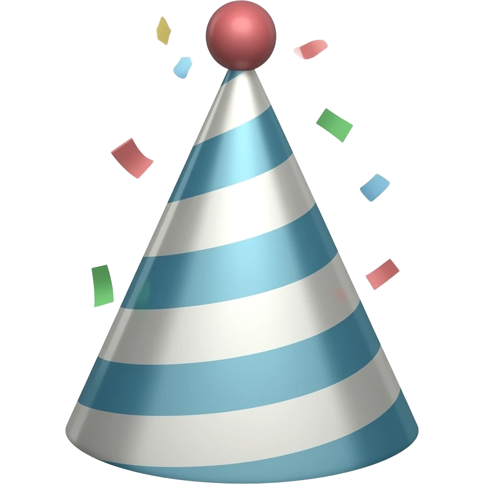 party hat emoji