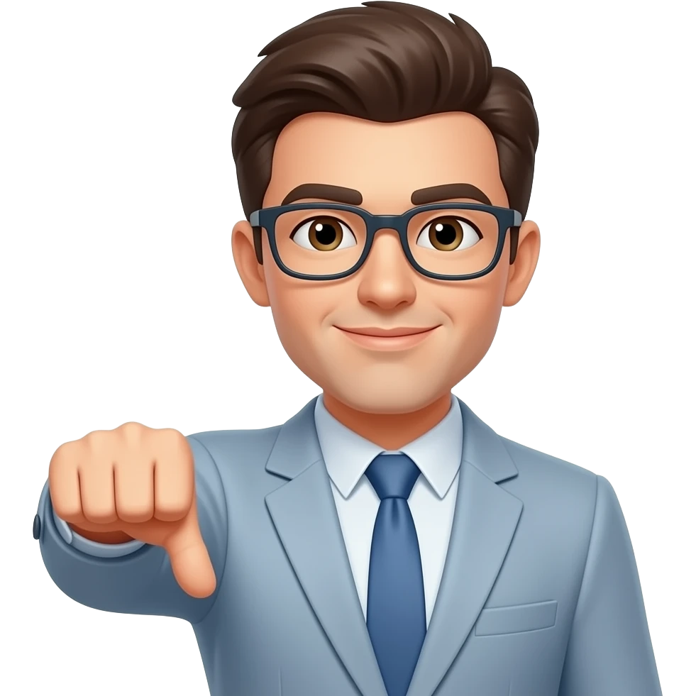 THUMBS DOWN emoji