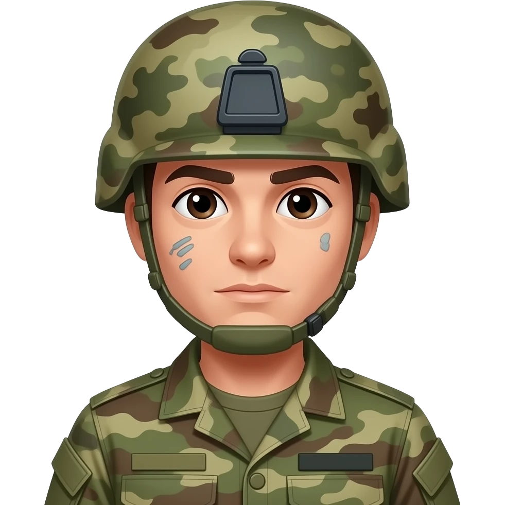 soldier with PTSD emoji