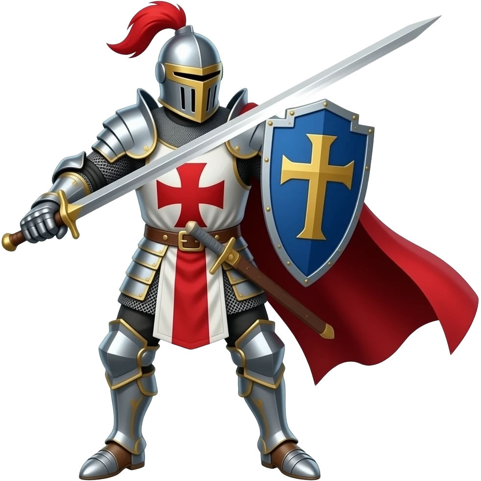 knight fighting emoji