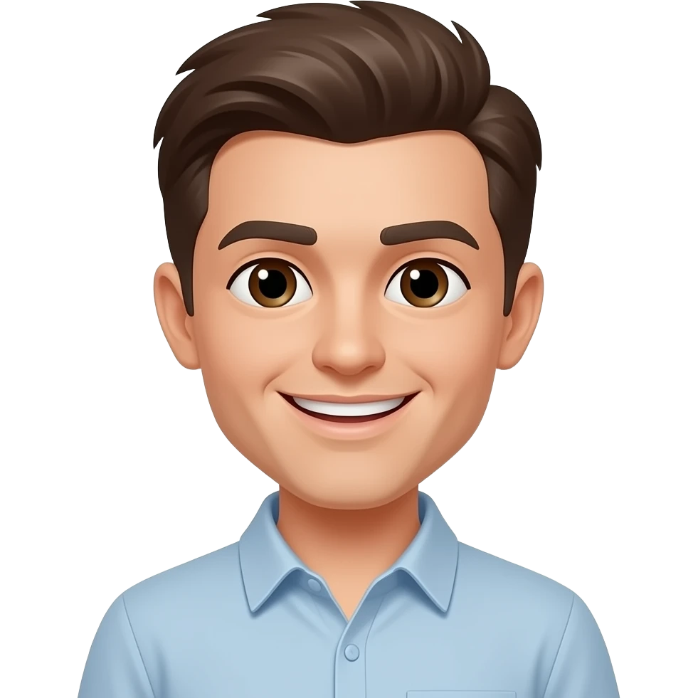 just looking forward, smiling emoji