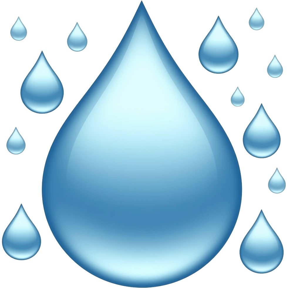 rain drops emoji