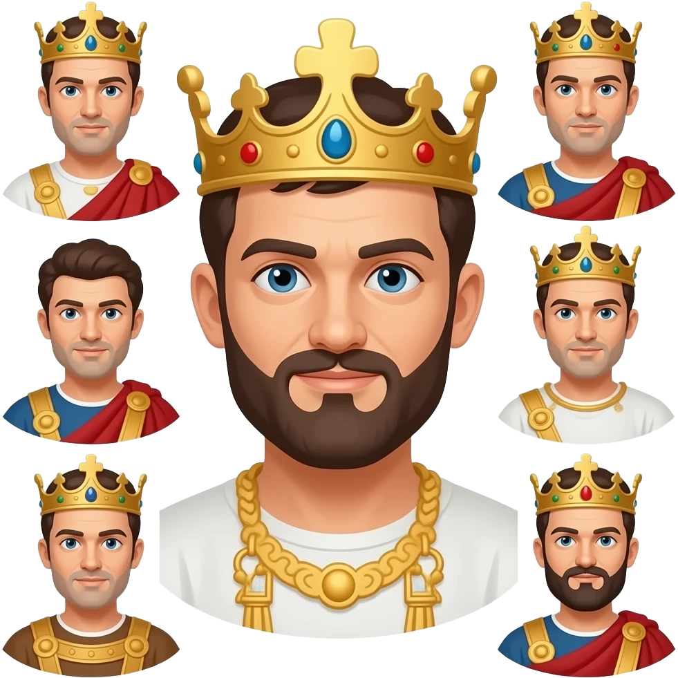 7 kings in Ancient Rome emoji