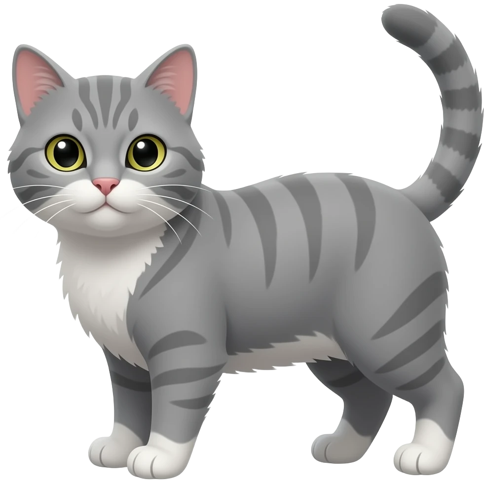 kucing abu abu emoji