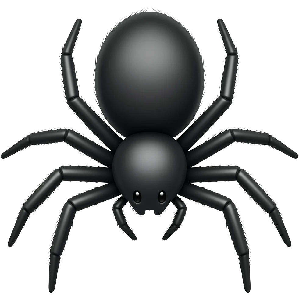 Black Spider emoji