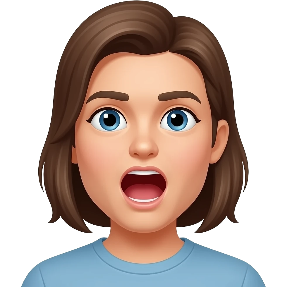 Yawn emoji