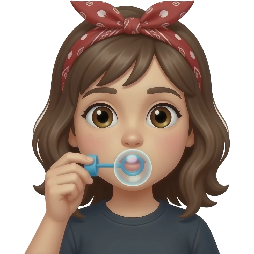 Bubbles and bandanas emoji