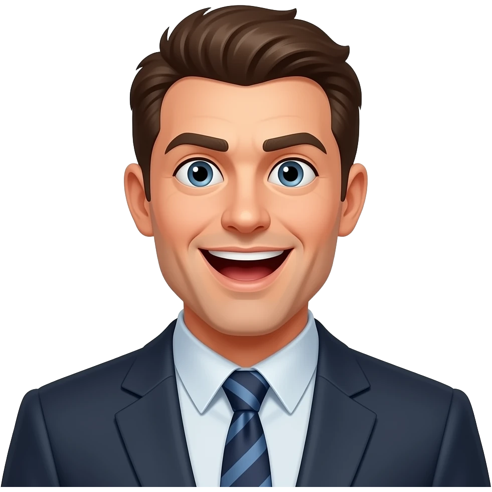 make him excited evily emoji