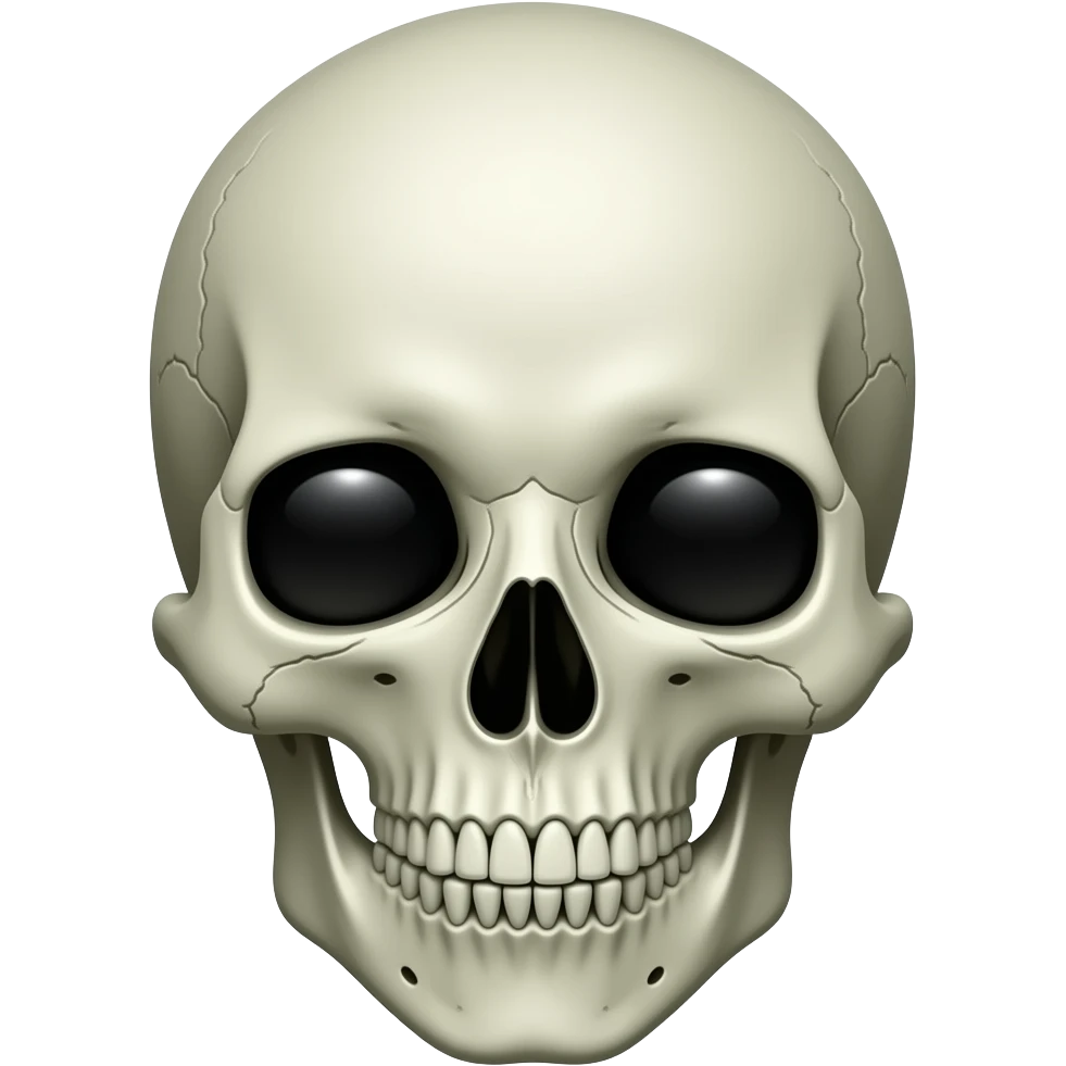 A Elien with a skull emoji